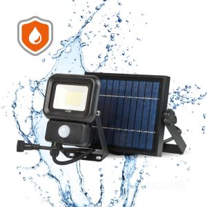 Projecteur solaire avec détecteur de mouvement LED NCS 10W 6500K IP65 LED2B