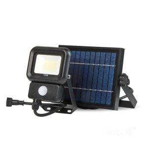 Projecteur solaire avec détecteur de mouvement LED NCS 10W 6500K IP65 LED2B