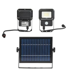 Projecteur solaire avec détecteur de mouvement LED NCS 10W 6500K IP65 LED2B