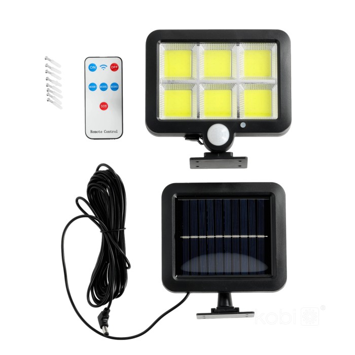 Projecteur solaire avec détecteur de mouvement LED PRISM 6000K LED2B