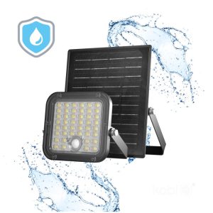 Projecteur solaire LED MHCS 10W 2CCT IP65 Kobi Premium