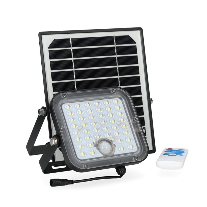 Projecteur solaire LED MHCS 10W 4000K IP65 Kobi Premium
