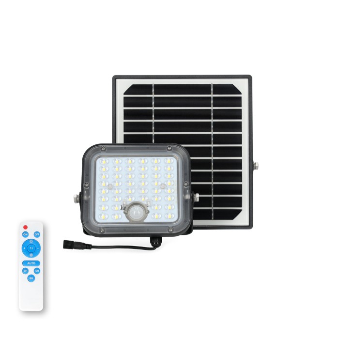 Projecteur solaire LED MHCS 10W 4000K IP65 Kobi Premium