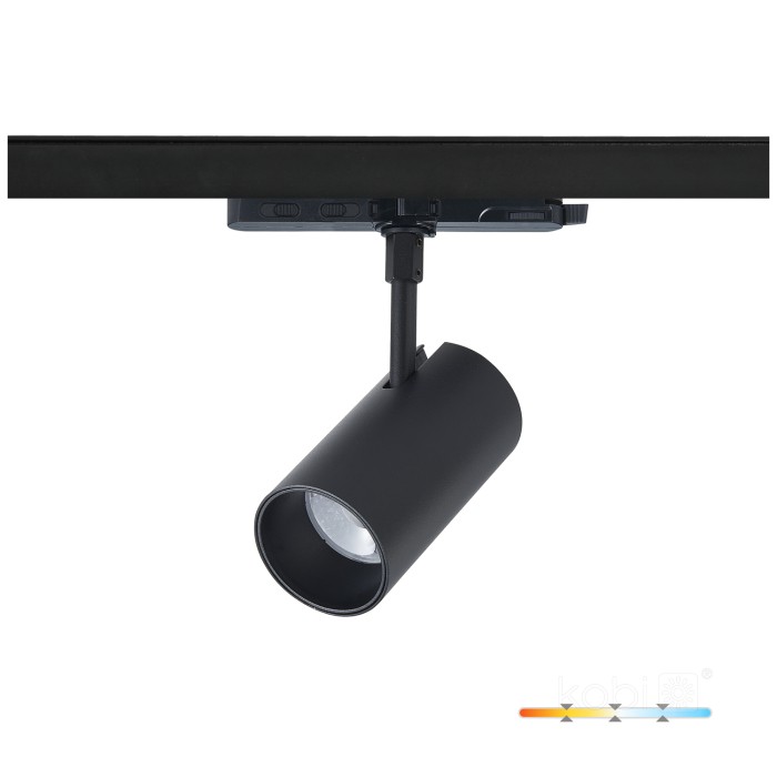 Projecteur sur rail LED NEXTRACK CORE 20W 3CCT 36° noir Kobi Pro