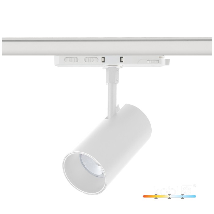 Projecteur sur rail LED NEXTRACK CORE 35W 3CCT 36° blanc Kobi Pro