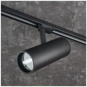 Projecteur sur rail LED NEXTRACK NT4 38W 3000K 24° noir Kobi Pro