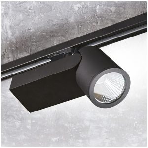Projecteur sur rail LED NEXTRACK NT5 28W 3000K 24° noir Kobi Pro