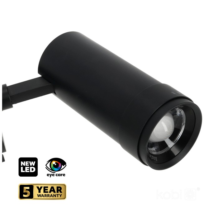 Projecteur sur rail LED NEXTRACK VISION 10W 3CCT 10-60° noir Kobi Pro