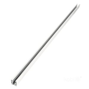Rail de 3 circuits 1m blanc Kobi
