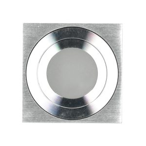 Spot encastrable AQUARIUS 1xGU10 carré IP44 chrome Kobi