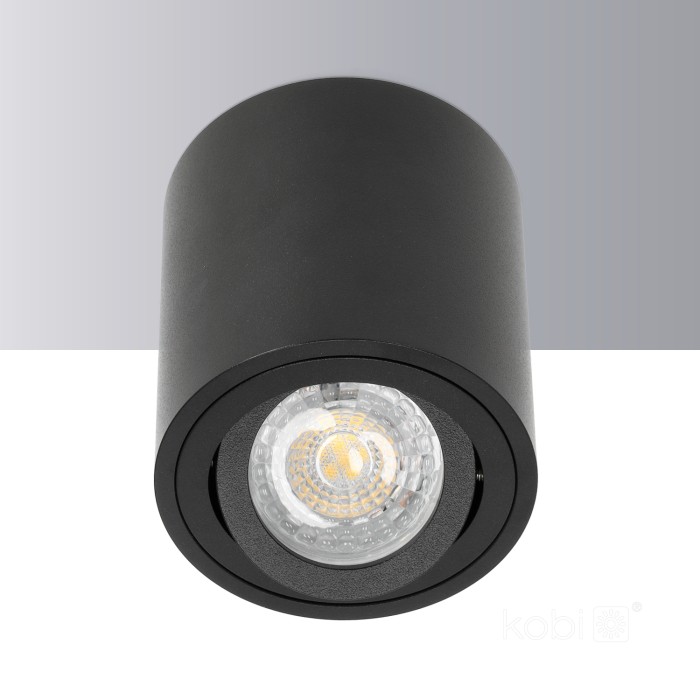 Spot encastrable OH36 noir Kobi