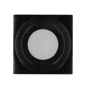 Spot encastré AQUARIUS carré 1xGU10 IP44 noir Kobi