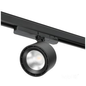 Spot LED sur rail MOSS 10W 3000K noir Art Of Light