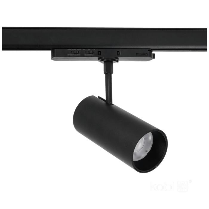 Spot LED sur rail NEXTRACK CORE 10W 3CCT 36° noir Kobi Pro