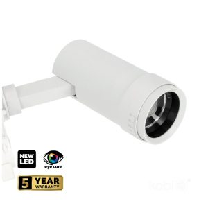 Spot LED sur rail NEXTRACK VISION 10W 3CCT 10-60° blanc Kobi Pro