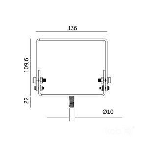 Support de montage pour High Bay M10 Kobi Pro