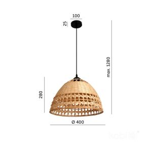 Suspension BOHO BAYOS 1xE27 Kobi Design