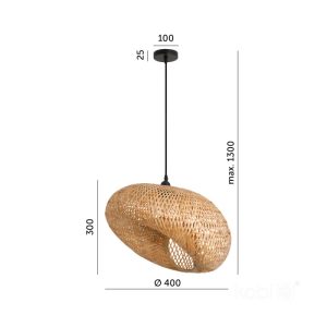 Suspension BOHO BEMIDI S 1xE27 Design Kobi