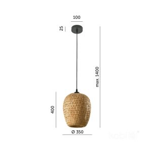 Suspension BOHO BERN M 1xE27 Kobi Design
