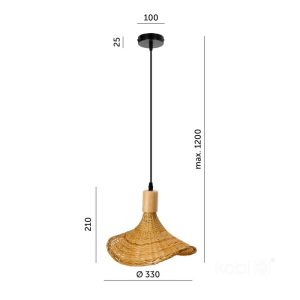 Suspension BOHO BIMINI 1xE27 Design Kobi