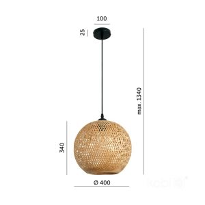 Suspension BOHO BITAVIA S 1xE27 Design Kobi