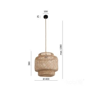 Suspension BOHO BONN RB 1xE27 Kobi Design