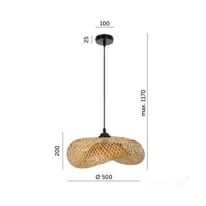 Suspension BOHO BRUGIA M 1xE27 Kobi Design