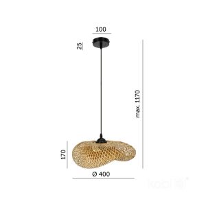 Suspension BOHO BRUGIA S 1xE27 Kobi Design