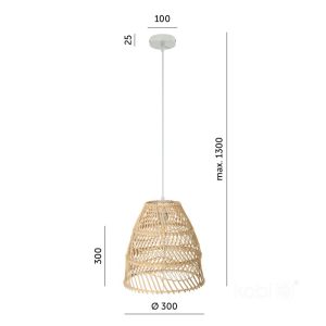 Suspension BOHO RANGO 1xE27 Design Kobi