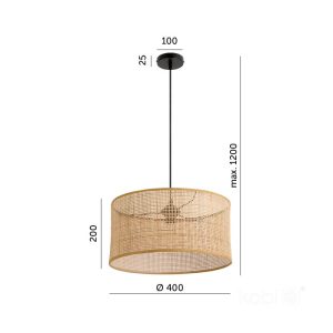 Suspension BOHO RENNI N 1xE27 Design Kobi