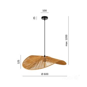 Suspension BOHO VERONA 1xE27 Design Kobi