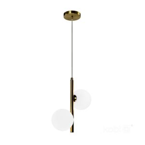 Suspension GLOBE ELEGANCE OR S2 2xG9 Kobi Design