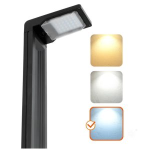 Title du produit en français : "Poteau de jardin solaire LED SPIKE 6500K IP44 LED2B