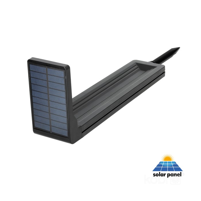 Title du produit en français : "Poteau de jardin solaire LED SPIKE 6500K IP44 LED2B