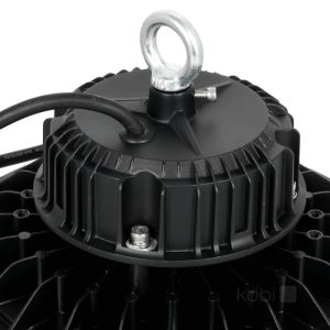 Titre du produit en français : "LED High Bay RIO PRO 100W 4000K IP66 Kobi Pro