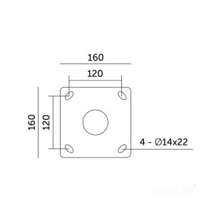 Titre du produit en français : "Poteau BASE SG 4m Fi 60mm Kobi