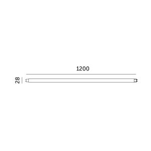 Tube LED T8 18W 120cm 4000K Kobi Premium