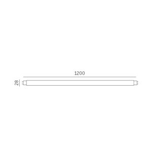 Tube LED T8 18W 120CM 4000K LED2B