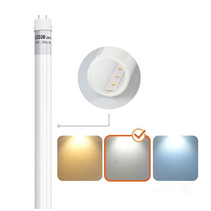 Tube LED T8 22W 150cm 4000K LED2B