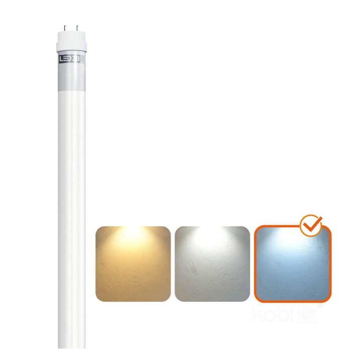 Tube LED T8 9W 60CM 6500K LED2B ROUGE