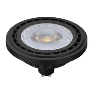 Ampoule LED AR111 GU10 12W 38° 4000K noire