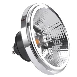 Ampoule LED avec réflecteur AR111 GU10 10,5W 18° 4000K noir