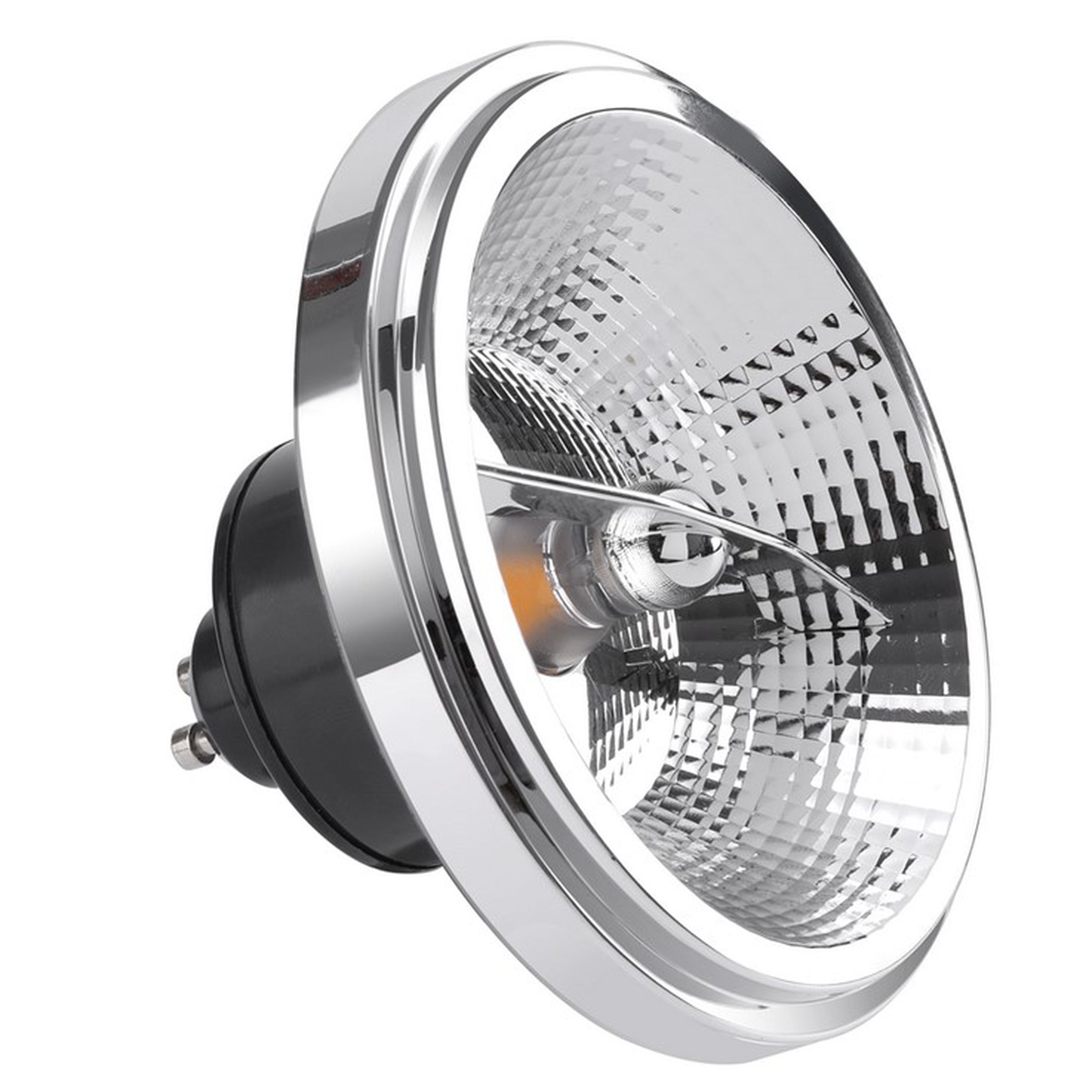 Ampoule LED avec réflecteur AR111 GU10 10,5W 18° 4000K noir