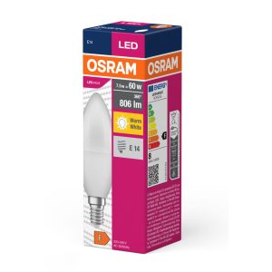 Ampoule LED en forme de bougie Osram VALUE CLAS 7W E14 lumière chaude