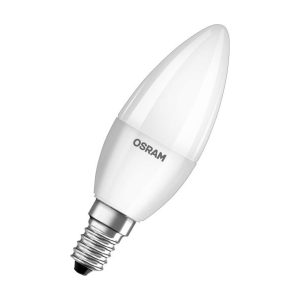Ampoule LED en forme de bougie Osram VALUE CLB 40 5,7W E14 mate - lumière froide