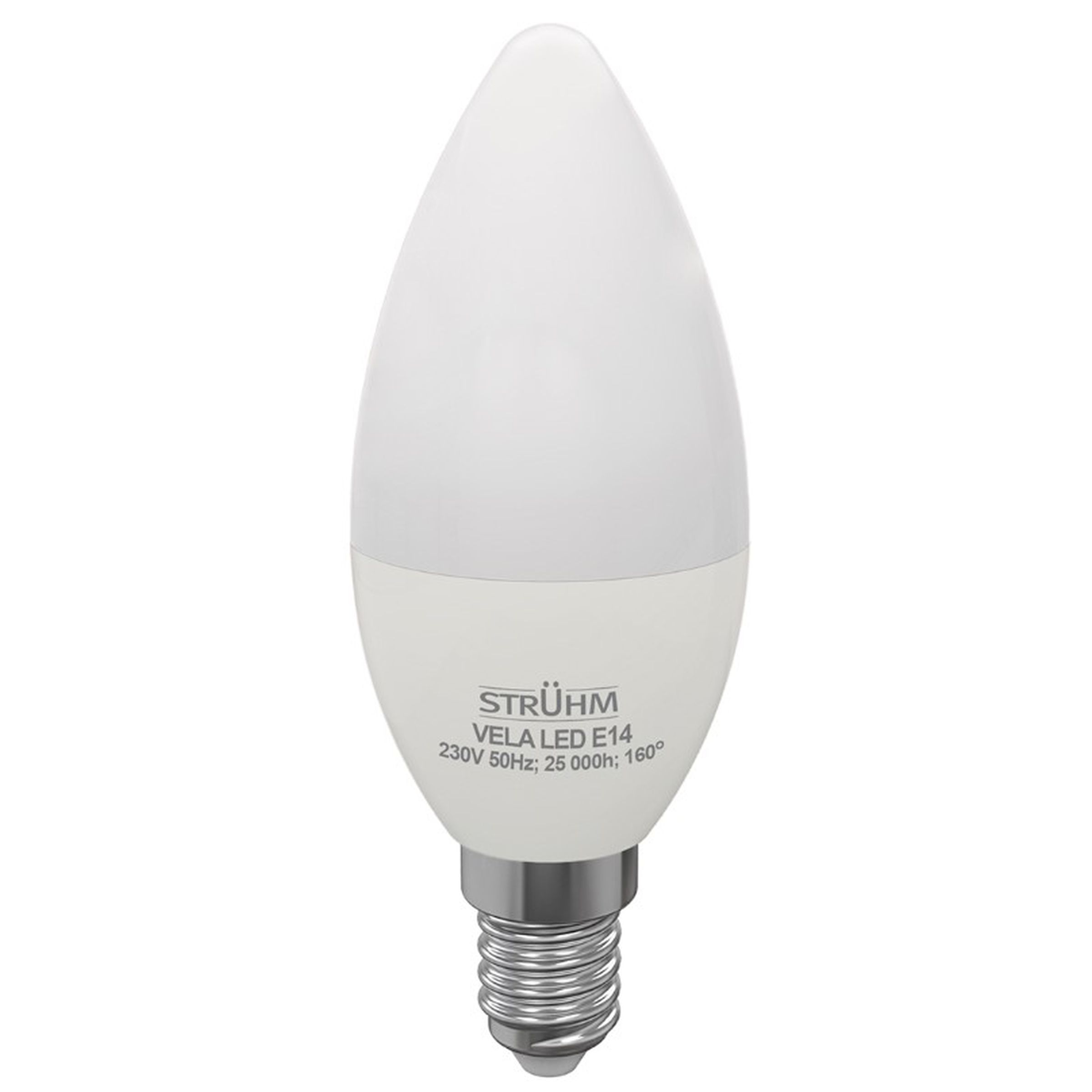 Ampoule LED en forme de bougie VELA E14 6W 93lm/W C37 lumière chaude