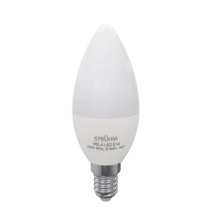 Ampoule LED en forme de bougie VELA E14 6W 93lm/W C37 lumière froide