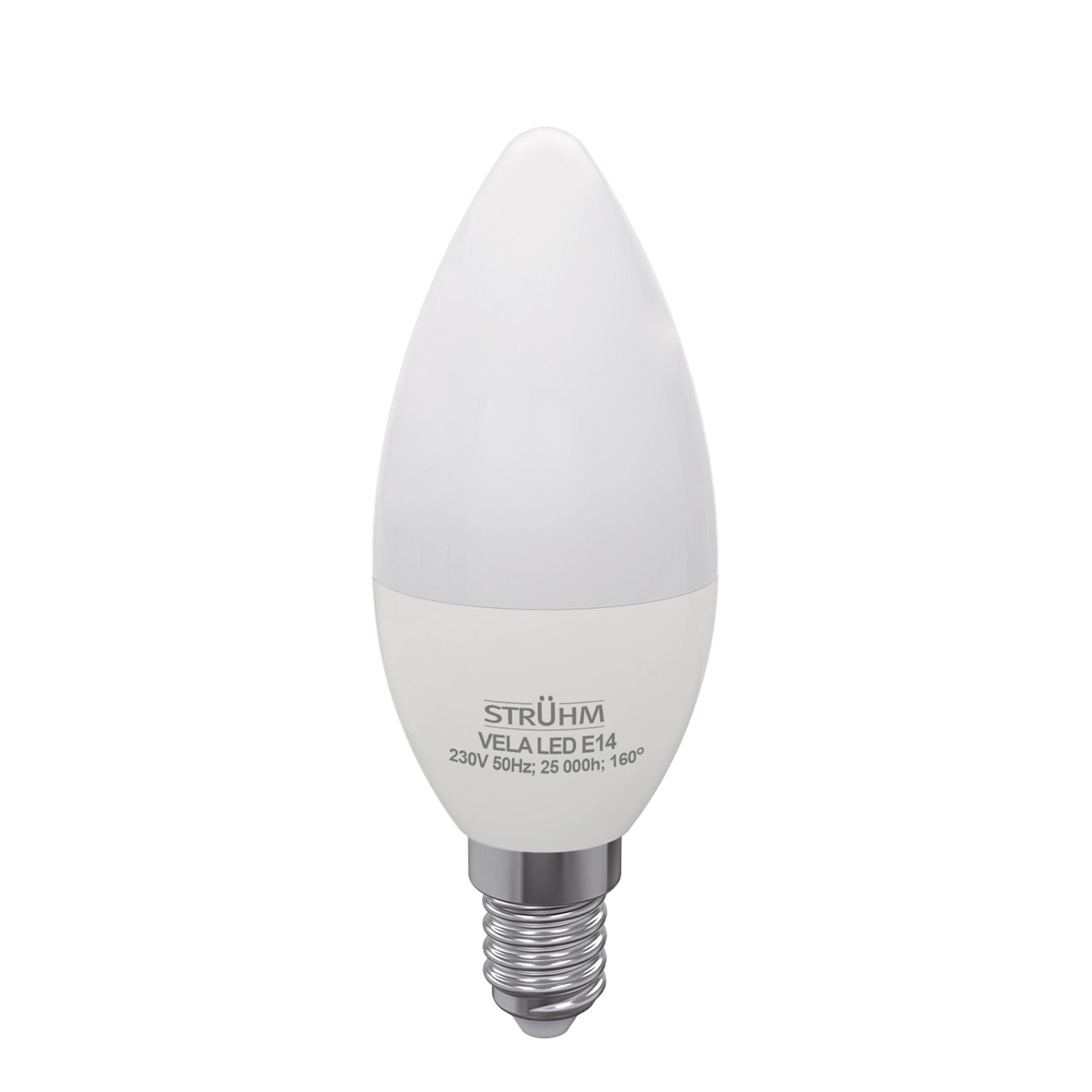 Ampoule LED en forme de bougie VELA E14 8W 97lm/W C37 lumière froide