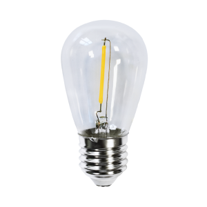 Ampoule LED filament ST45 E27 0,5W 2700K lumière chaude pour guirlande