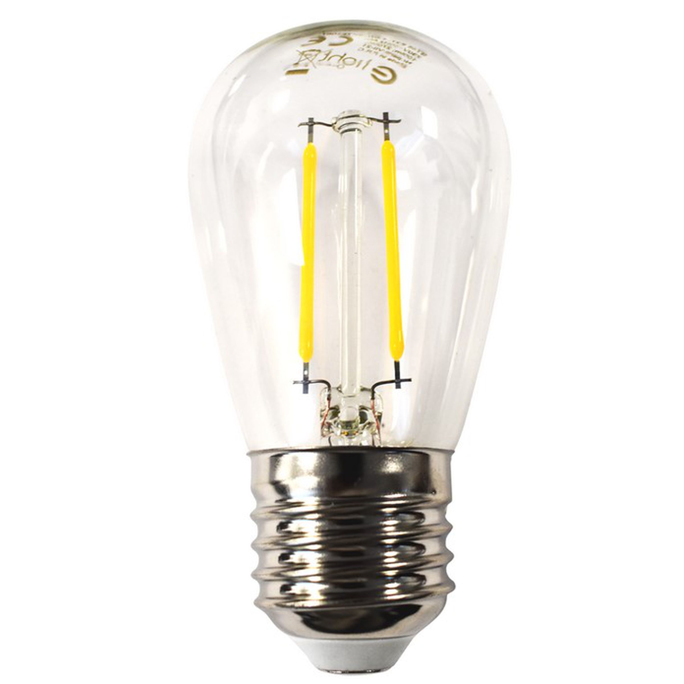 Ampoule LED filament ST45 E27 1,5W 2700K lumière chaude